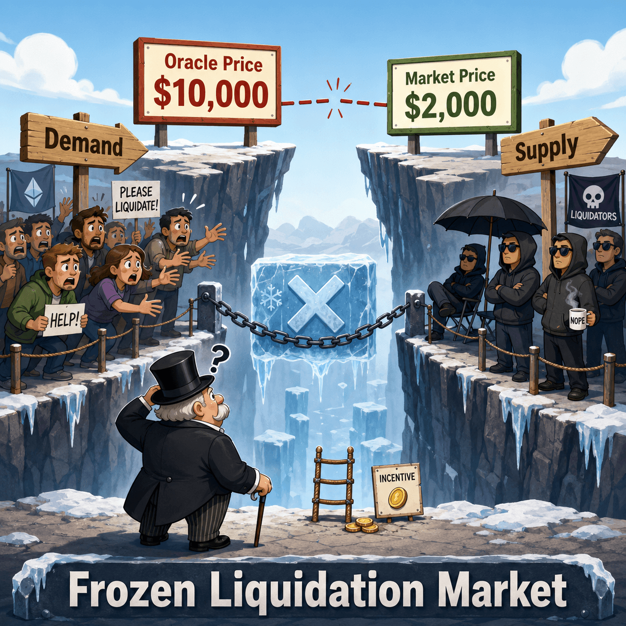 Frozen liquidity market on Altura Morpho pool