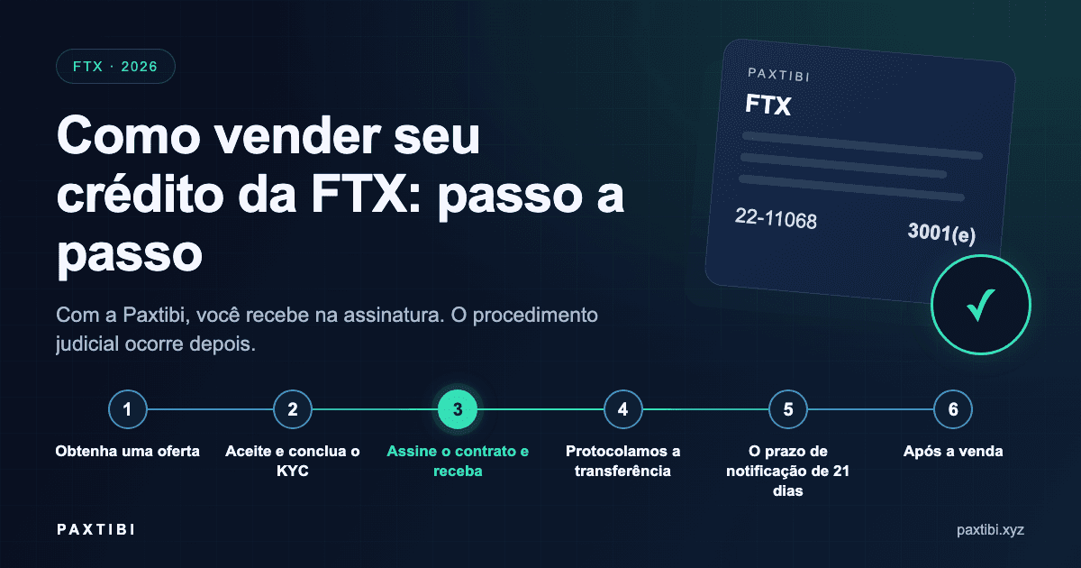 Como vender seu crédito da FTX: passo a passo
